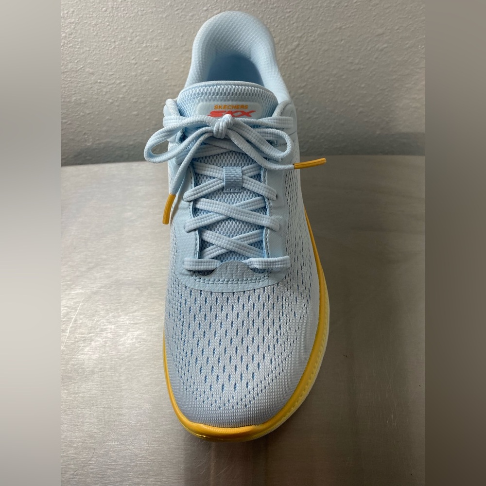 SKECHERS… WOMENS SUMMIT PLUS
BLUE AND YELLOW SNEAKERS - Picture 3 of 16